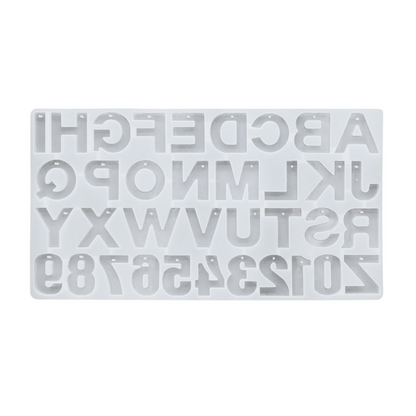 Silicone Alphabet Resin Mould