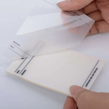 Transparent Sticky Notes Printed Clear Sticky Notes Pad