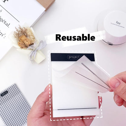 Transparent Sticky Notes Printed Clear Sticky Notes Pad
