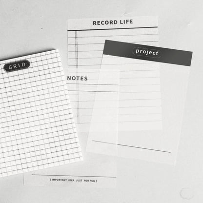 Transparent Sticky Notes Printed Clear Sticky Notes Pad
