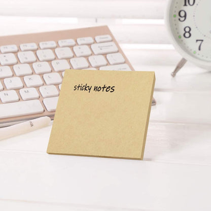 Brown Sticky Notes Set Office Stationery, Pack of 2
