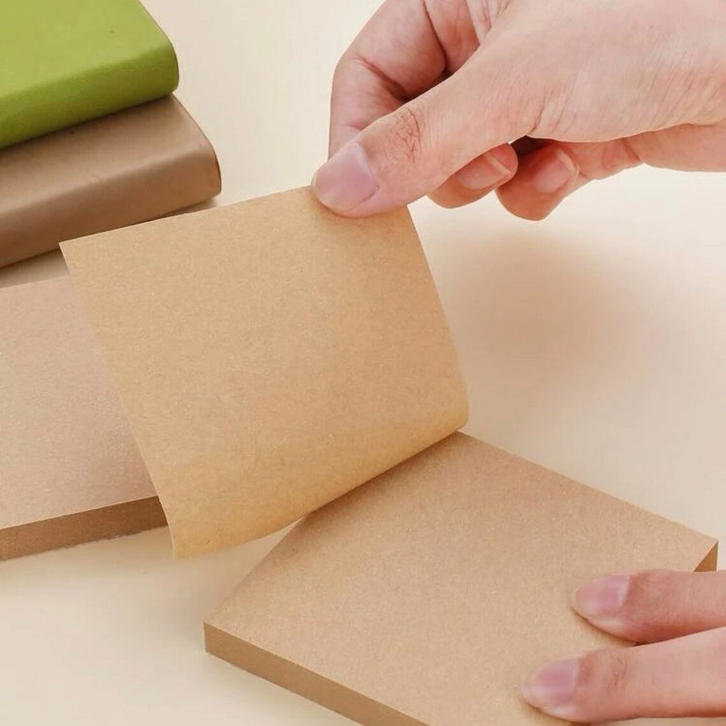 Brown Sticky Notes Set Office Stationery, Pack of 2