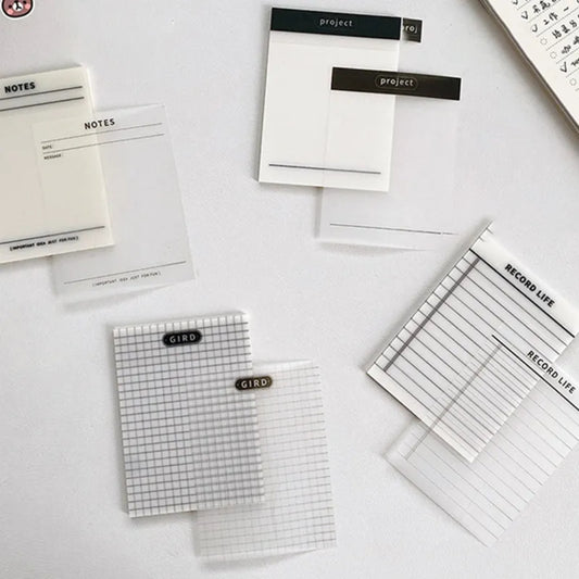 Transparent Sticky Notes Printed Clear Sticky Notes Pad