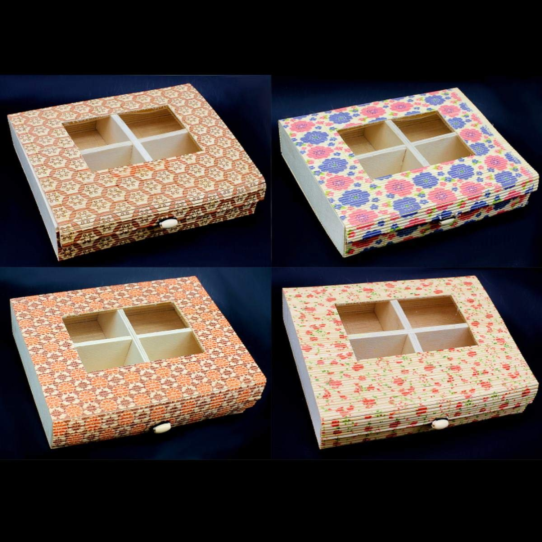 Handmade Bamboo Stick Jewelry Organizer Box