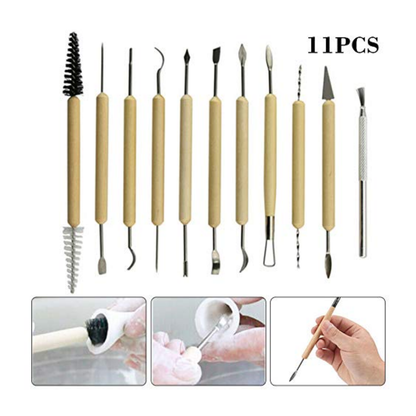 Wooden Clay Sculpting Tools