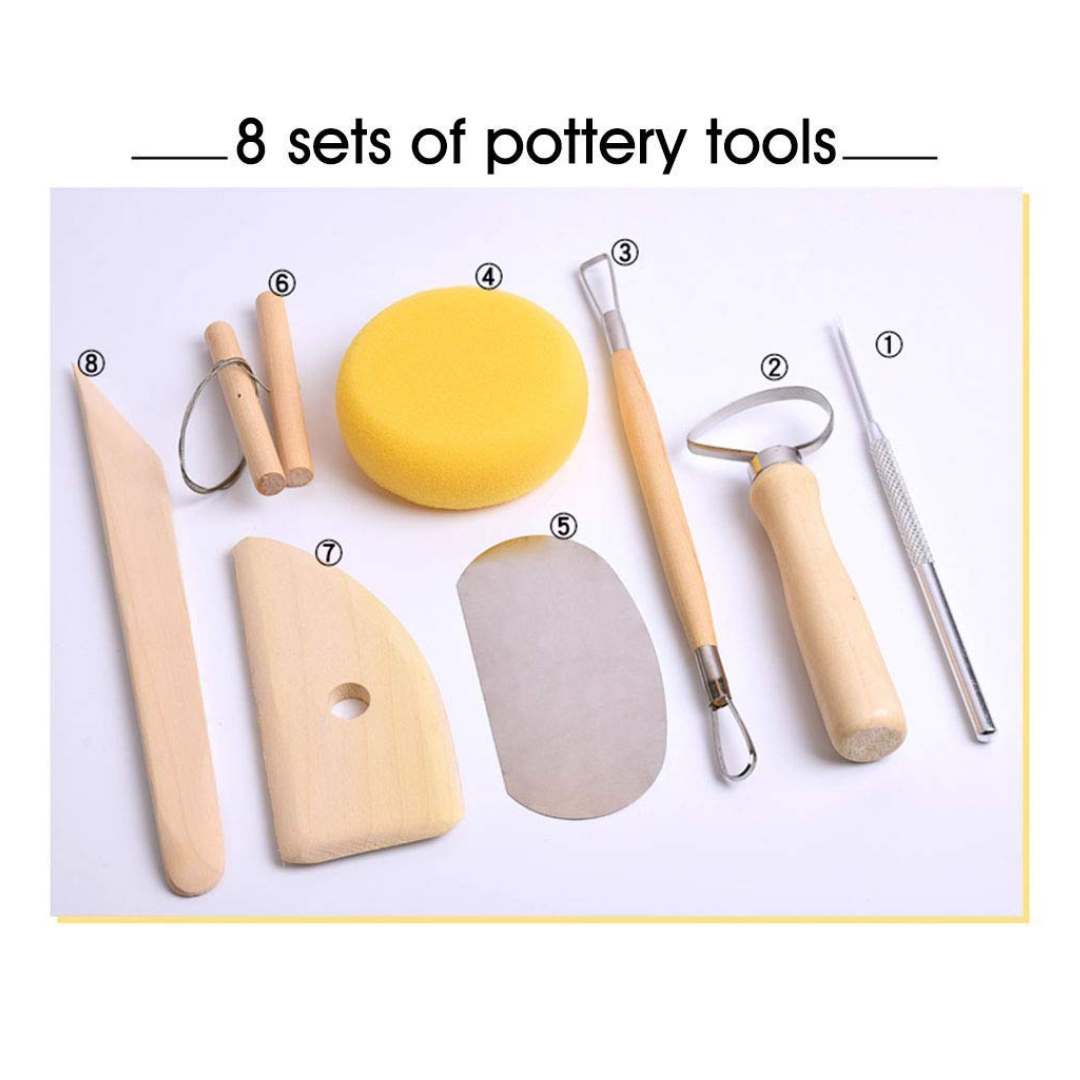 Clay Pottery Tool Set 8 Pcs