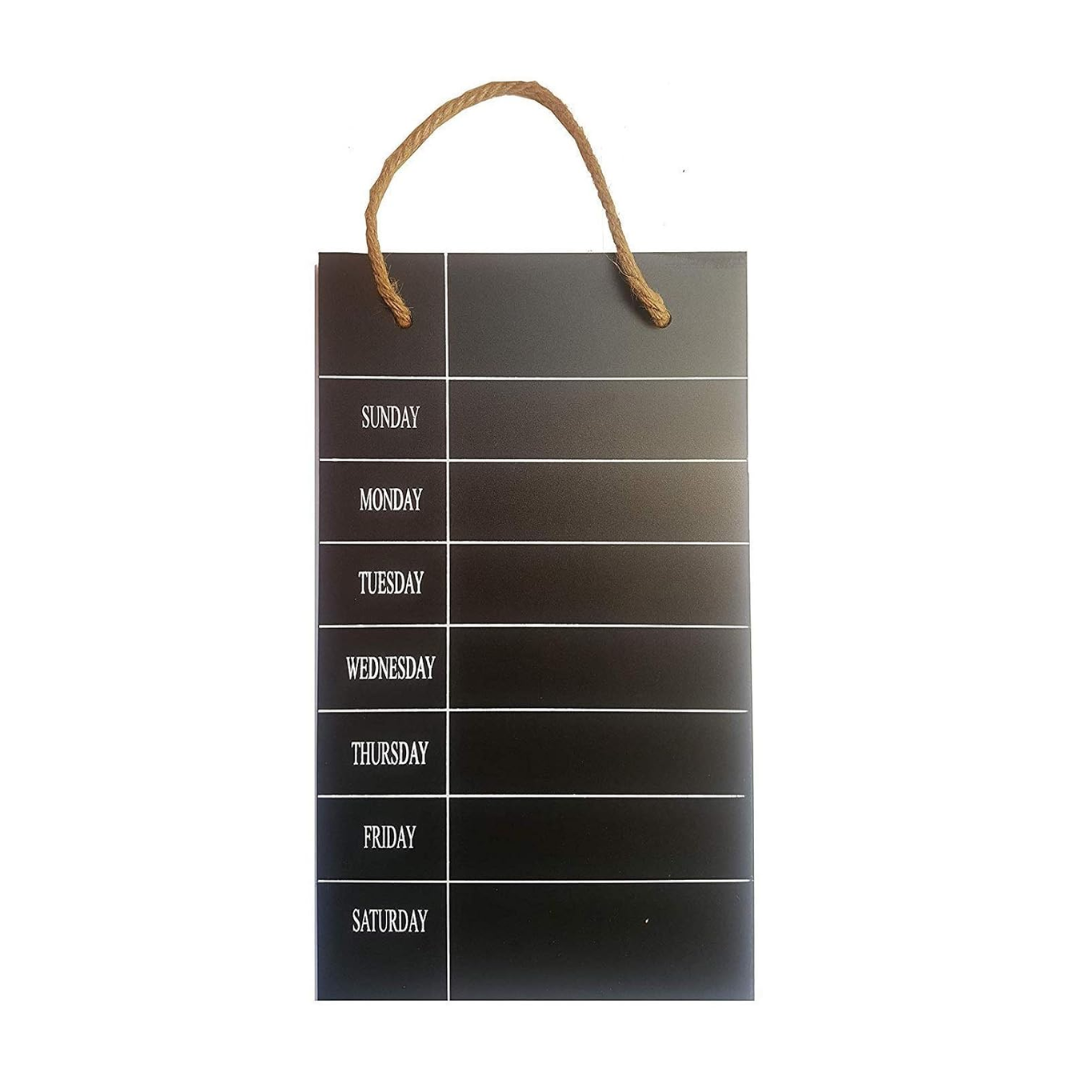 Black Board Weekly Planner
