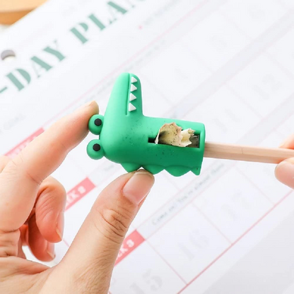 Crocodile Eraser with Sharpener
