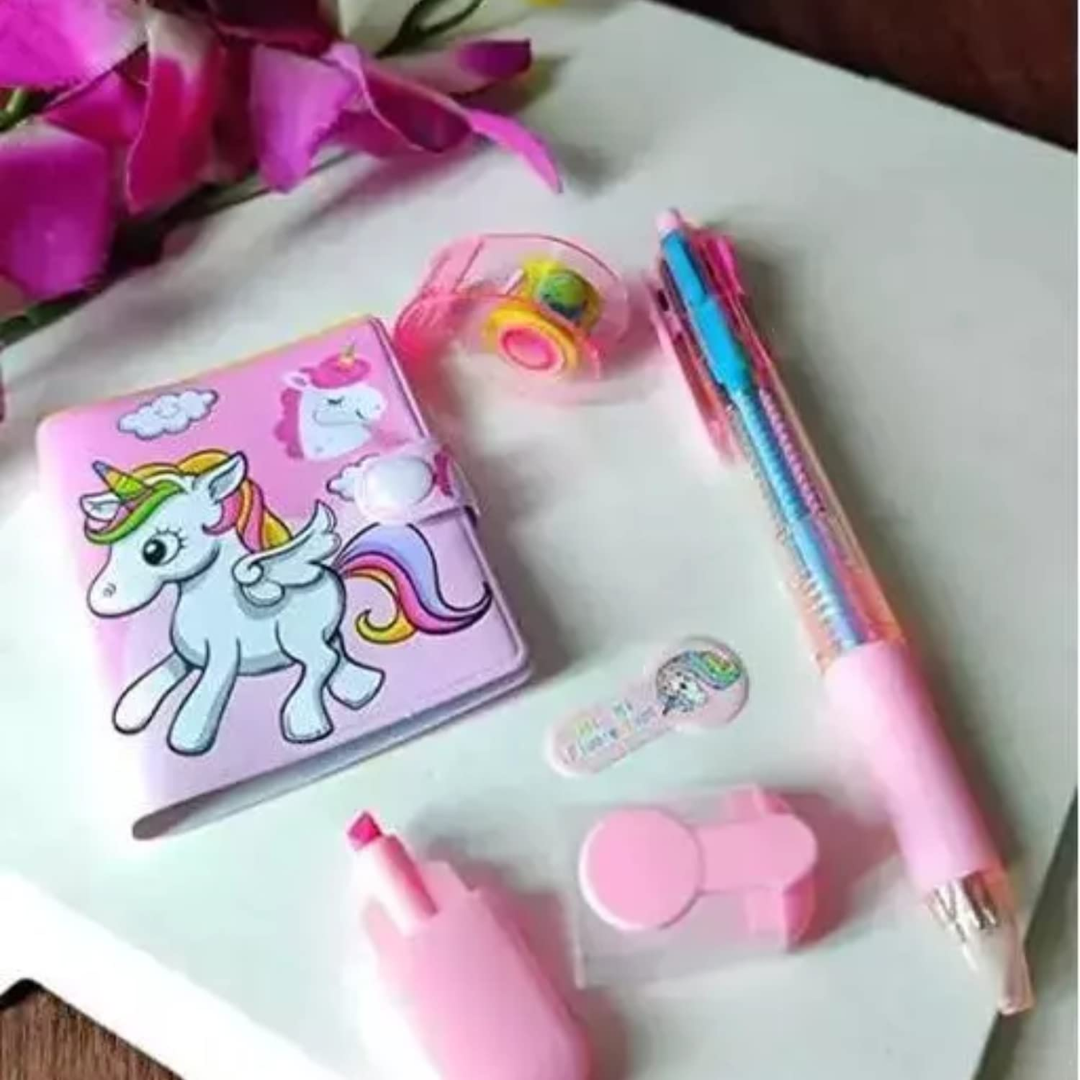 Pocket Diary with Pen, Highligter & Washi Tape Set