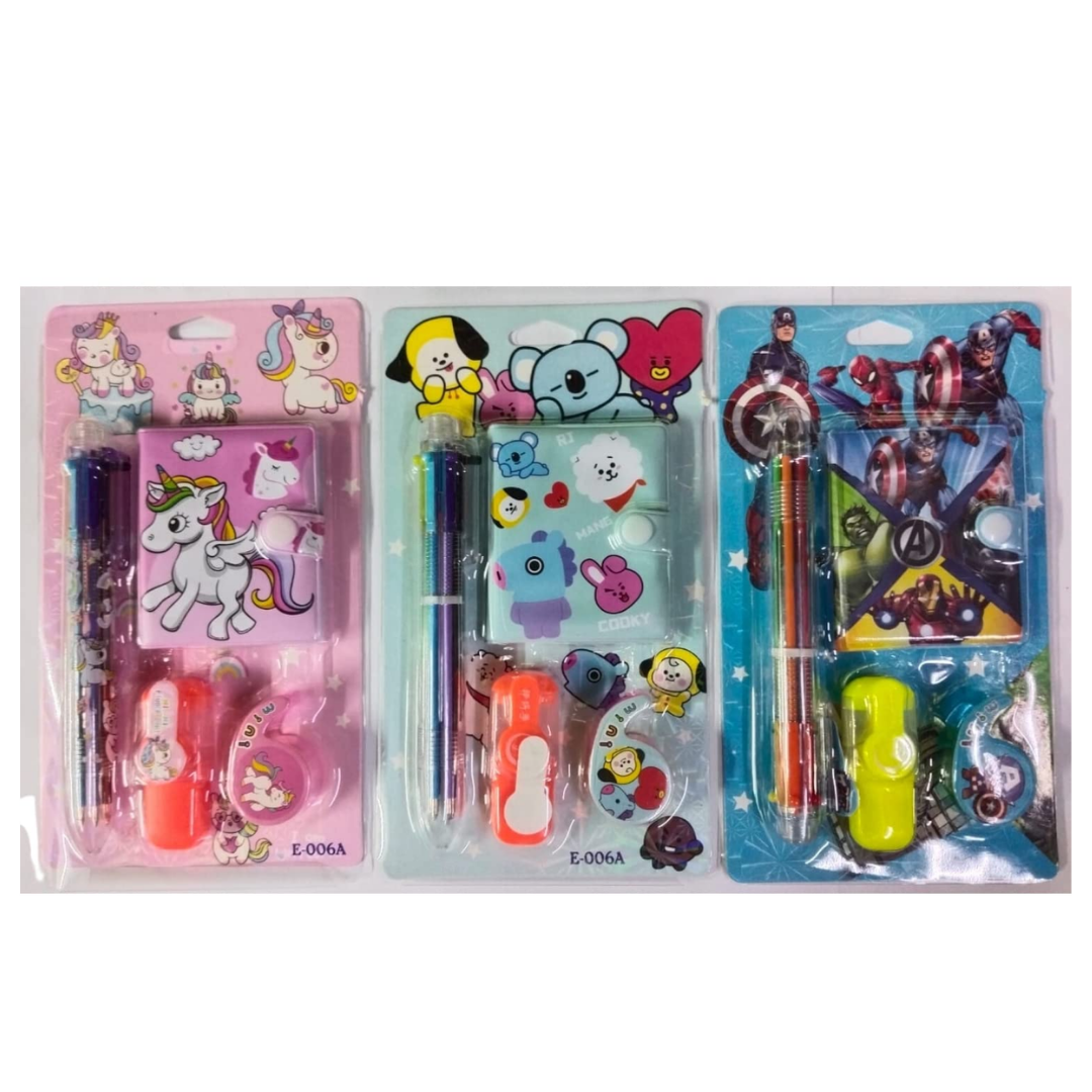 Pocket Diary with Pen, Highligter & Washi Tape Set