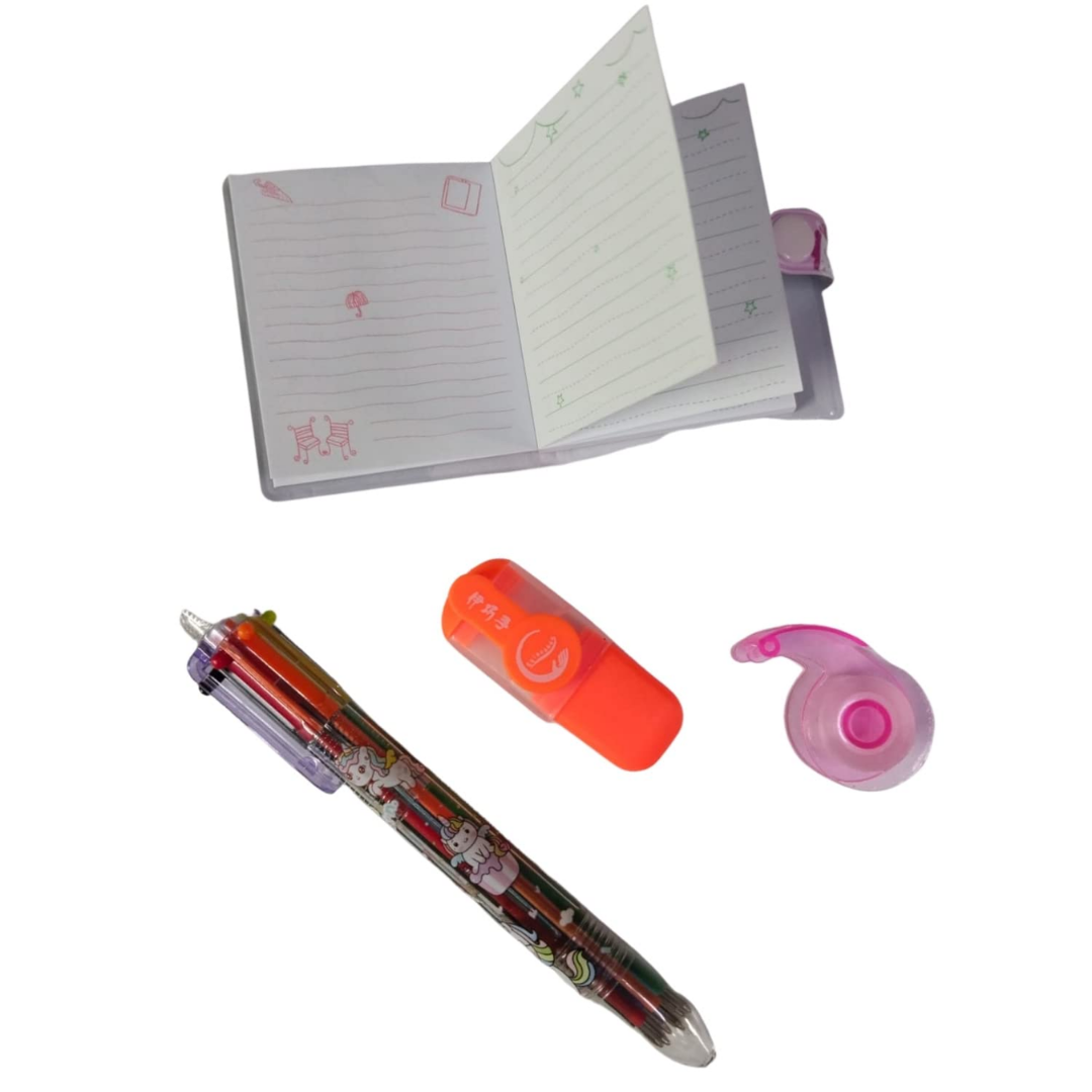 Pocket Diary with Pen, Highligter & Washi Tape Set