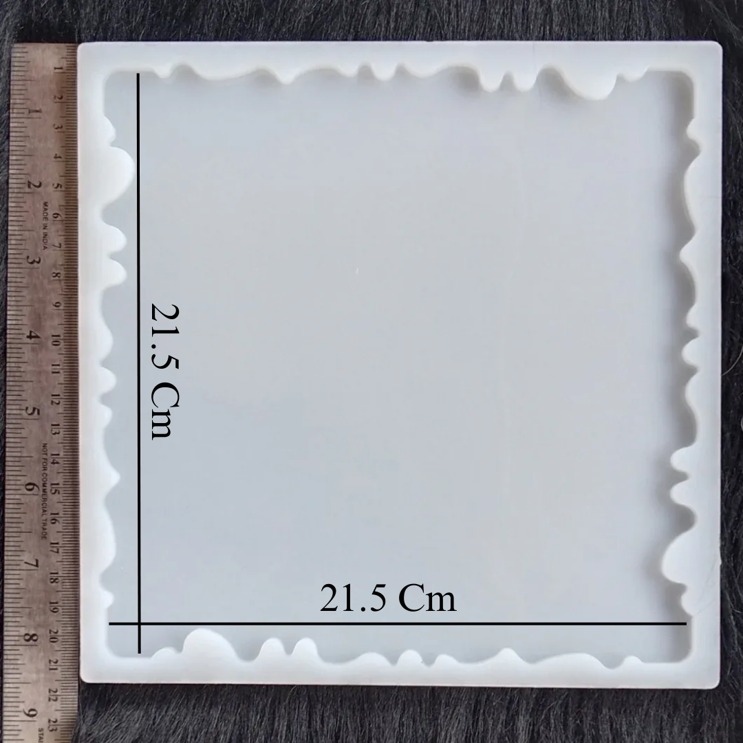 Resin Square Agate Coaster Mould