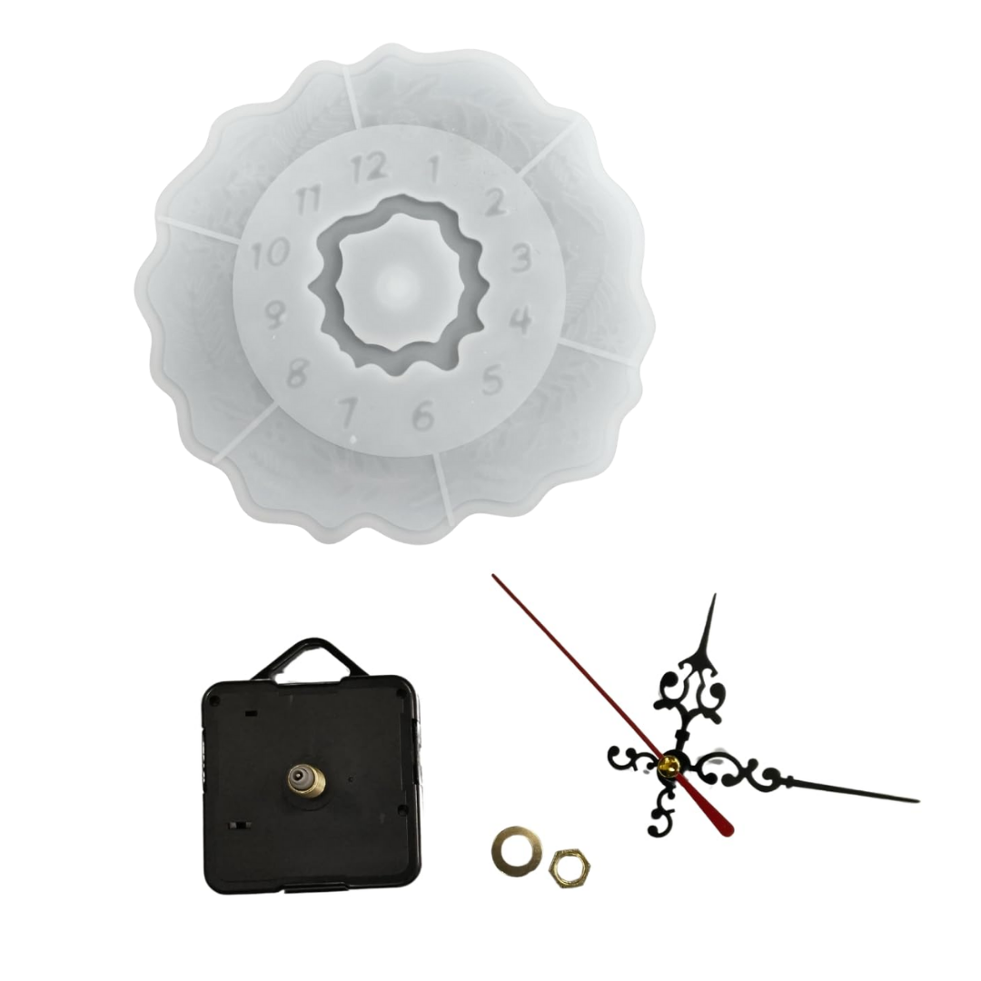 Round Agate Clock Mould Kit