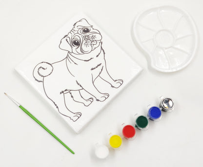 Printed Canvas Painting Kit for Kids