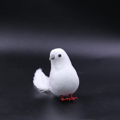 Artificial Bird Big White Dove for Decoration