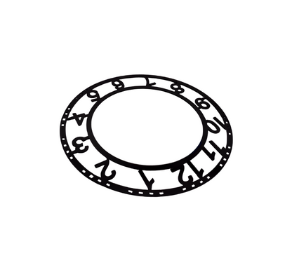 Black Number Ring