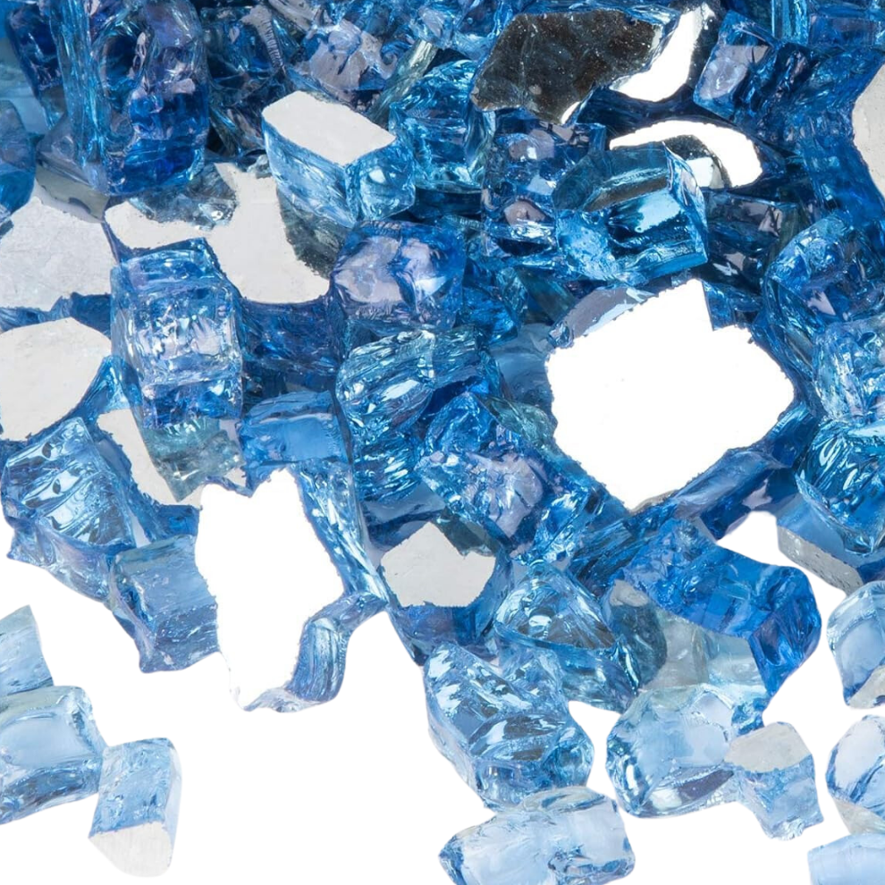 Fire Pit - Blue with Silver 6mm