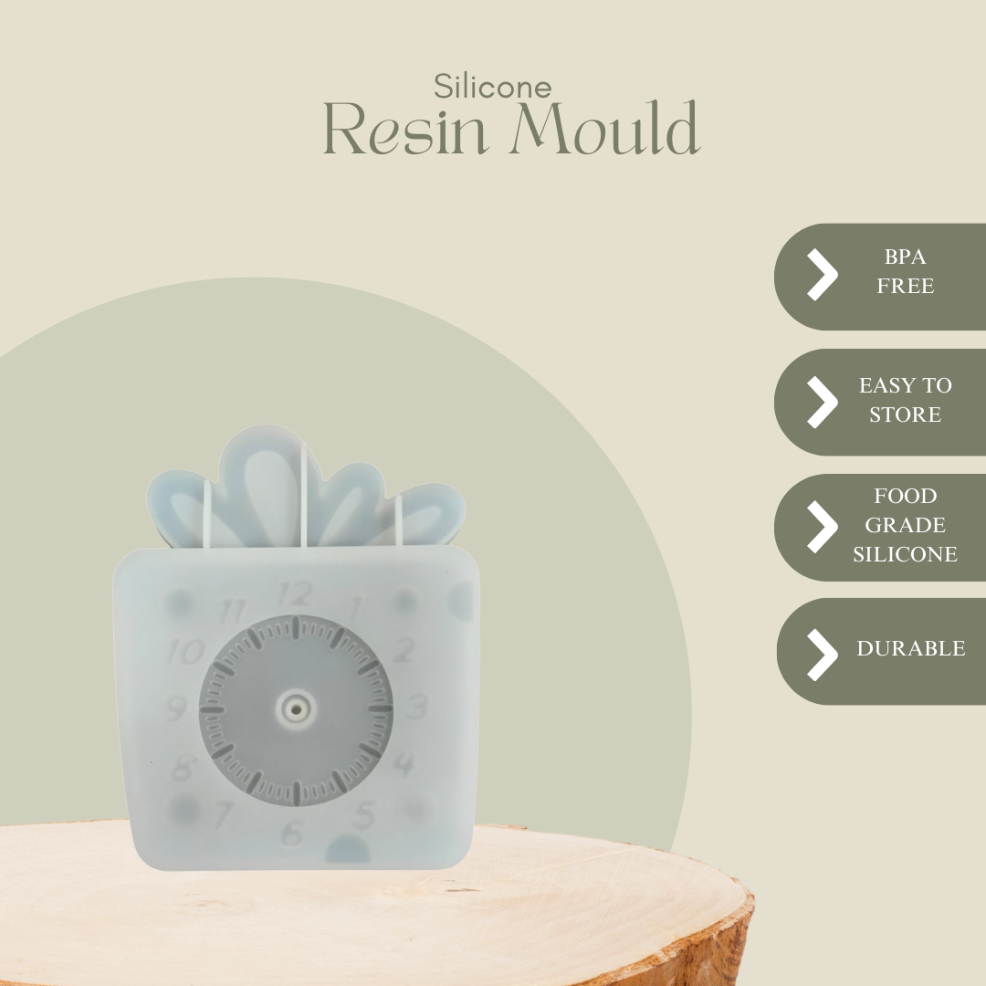 Gift Box Clock Mould Kit