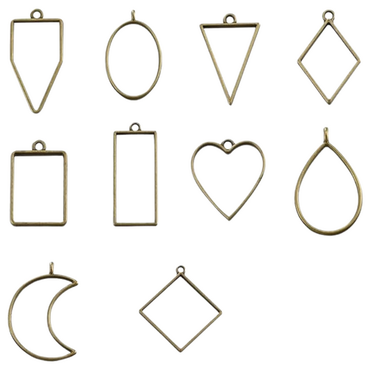 Open Bezel (10 Pcs, Bronze)