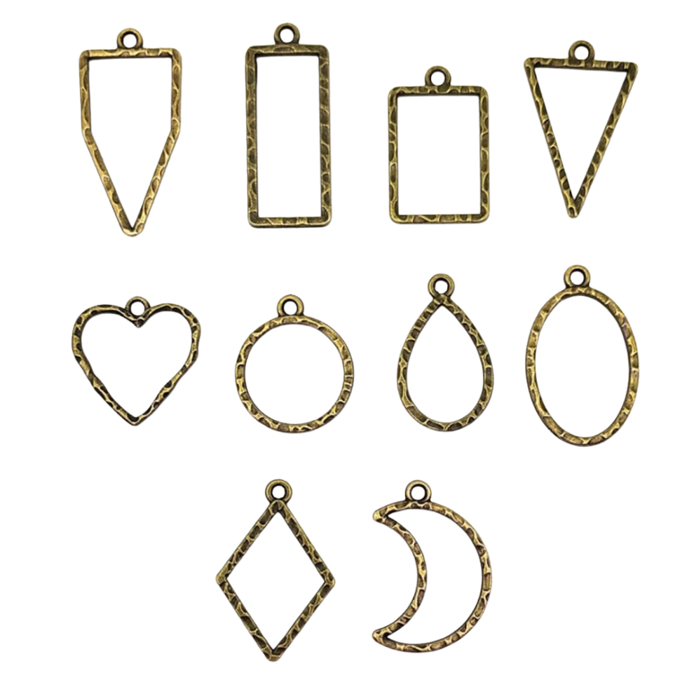 Designer Bezel (10 Pcs, Bronze)