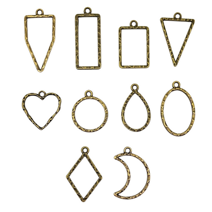 Designer Bezel (10 Pcs, Bronze)