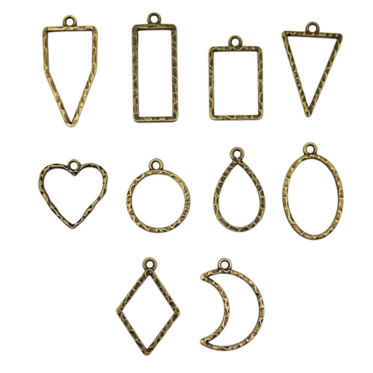 Designer Bezel (10 Pcs, Bronze)