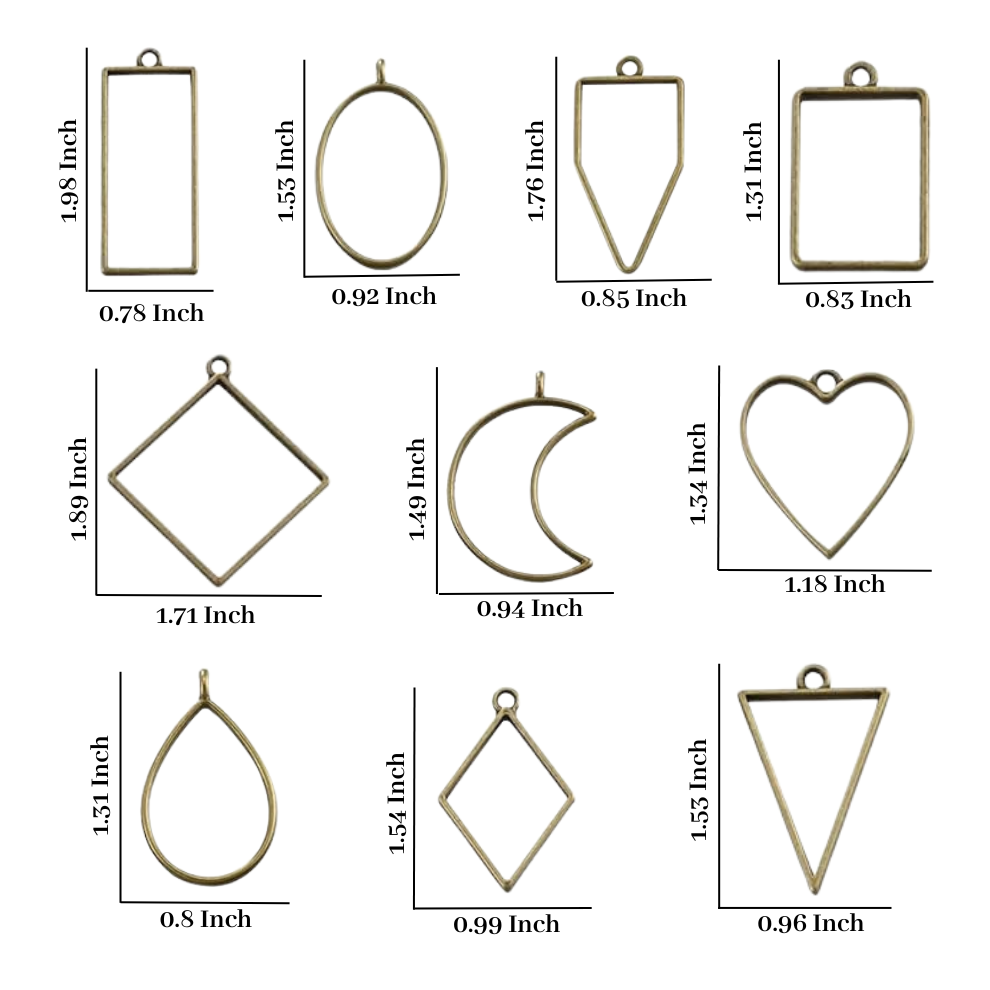Open Bezel (10 Pcs, Bronze)
