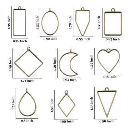 Open Bezel (10 Pcs, Bronze)
