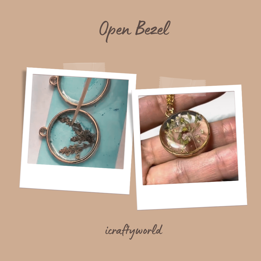 Open Bezel (10 Pcs, Bronze)
