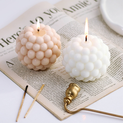 Silicone Candle Mould - Bubble Ball