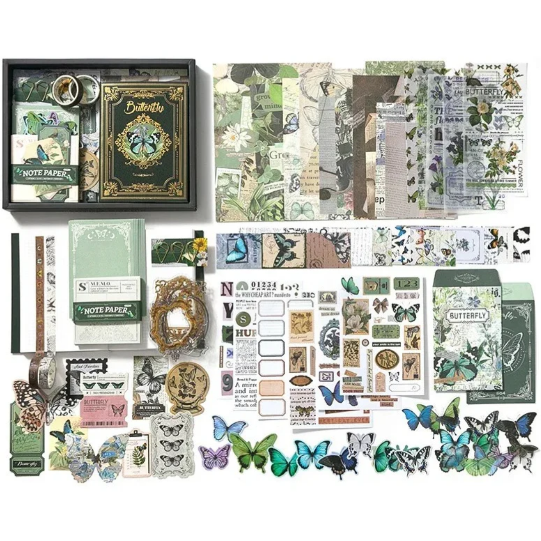 Scrapbook Kit,  Butterfly Warm Mail