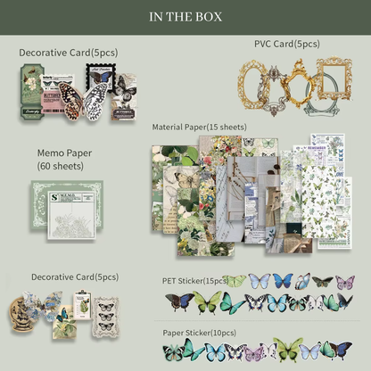 Scrapbook Kit,  Butterfly Warm Mail