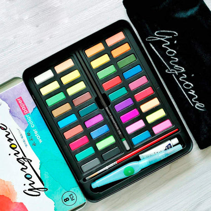 36 Shades Watercolor Tin Box