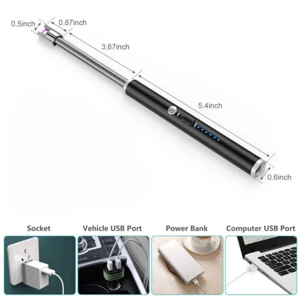 Usb Candle Lighter Rechargeable Barbeque Lighter