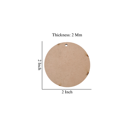 Mdf With Hole, 2 Inch