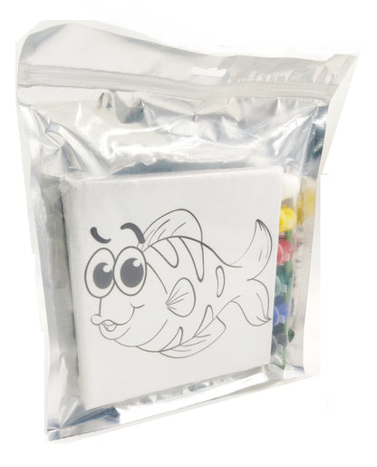 Printed Canvas Painting Kit for Kids