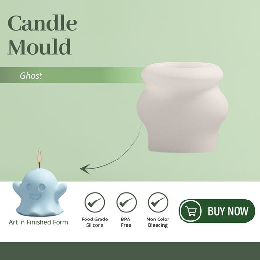 Silicone Candle Mould - Halloween Ghost