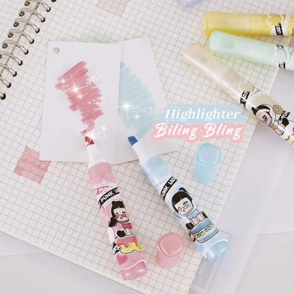 Glitter Highlighter Marker Pen