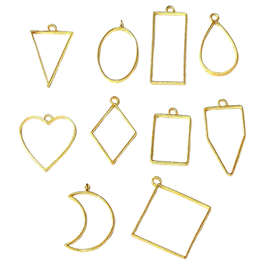Open Bezel (10 Pcs, Gold)