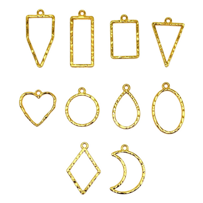 Designer Bezel (10 Pcs, Gold)