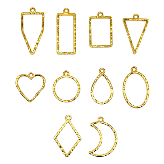 Designer Bezel (10 Pcs, Gold)