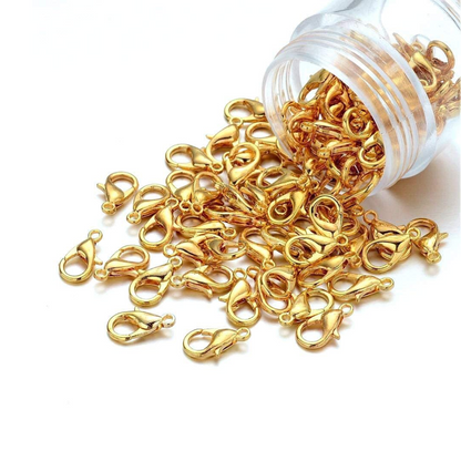Metal Lobster Hook Golden