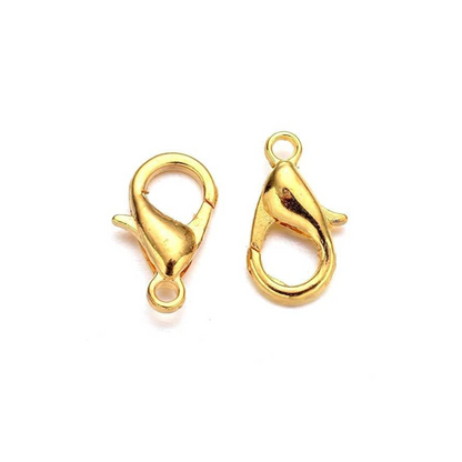 Metal Lobster Hook Golden