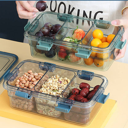 Rectangle Storage Container with 3 Compartment