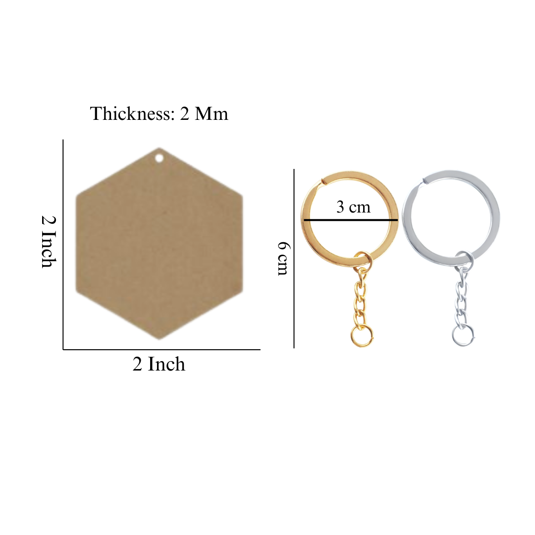 Mdf with Keychain