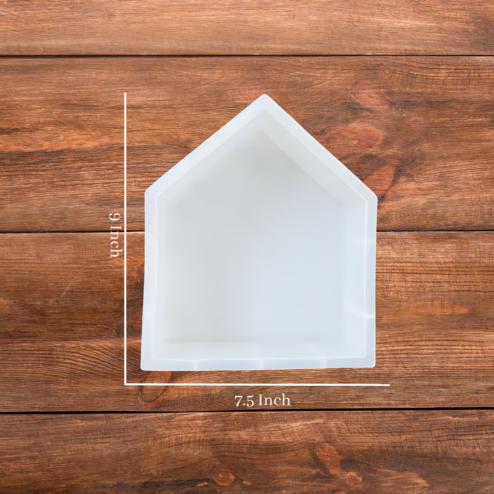 Deep Casting Resin Mould Home Shape 8 inch