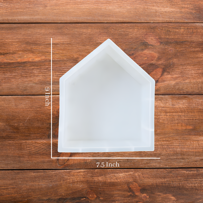 Deep Casting Resin Mould Home Shape 8 inch