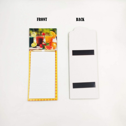 Fridge Magnet Notepad To Do List Memo Pad with Magnetic Pencil
