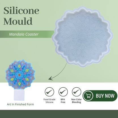 Resin Mandala Coaster Mould
