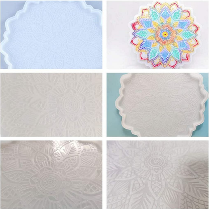 Resin Mandala Coaster Mould